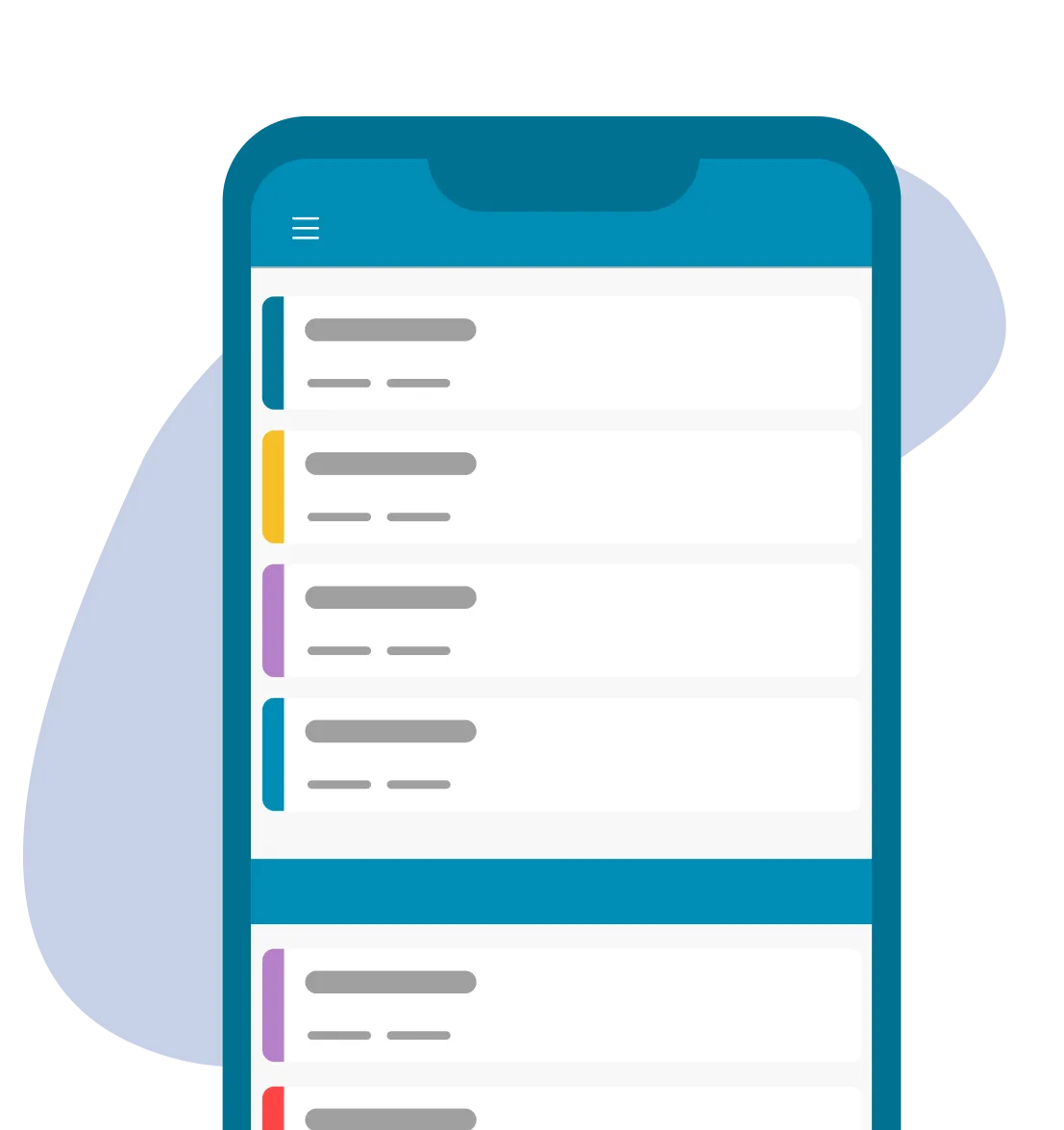 ChurchDesk app på smartphone