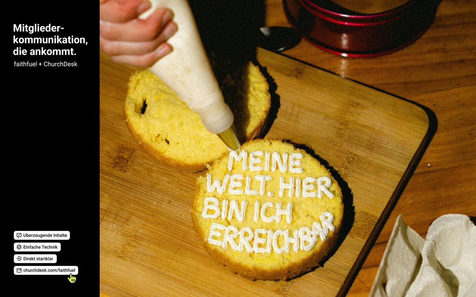 faithfuel Material für die Zielgruppe