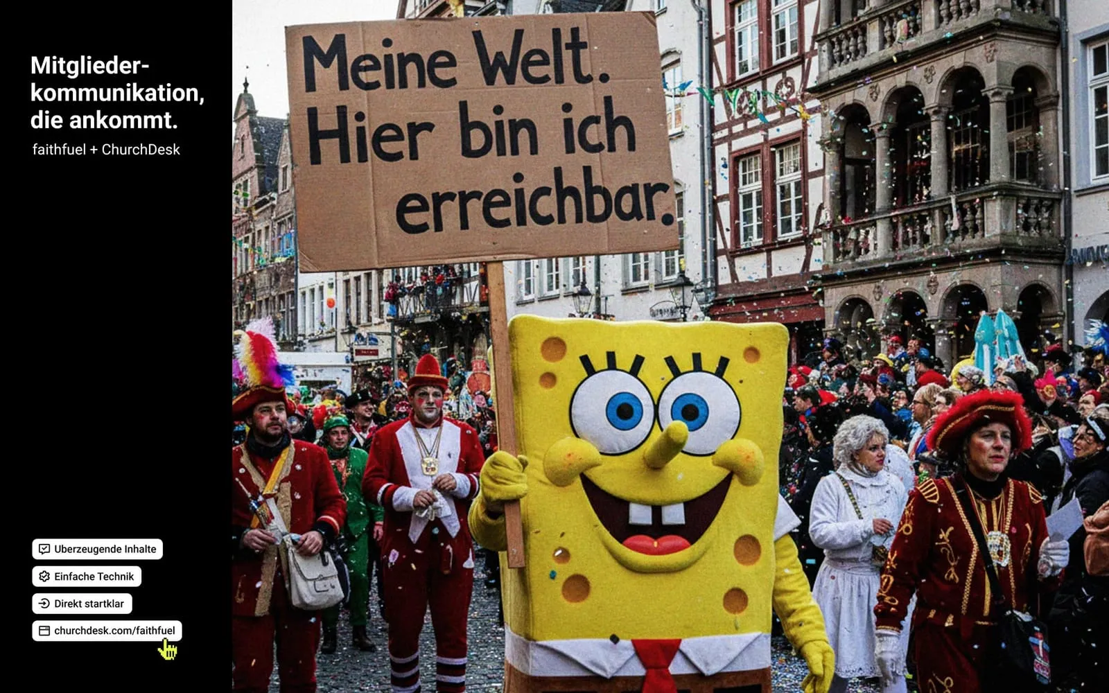 faithfuel Material für die Zielgruppe