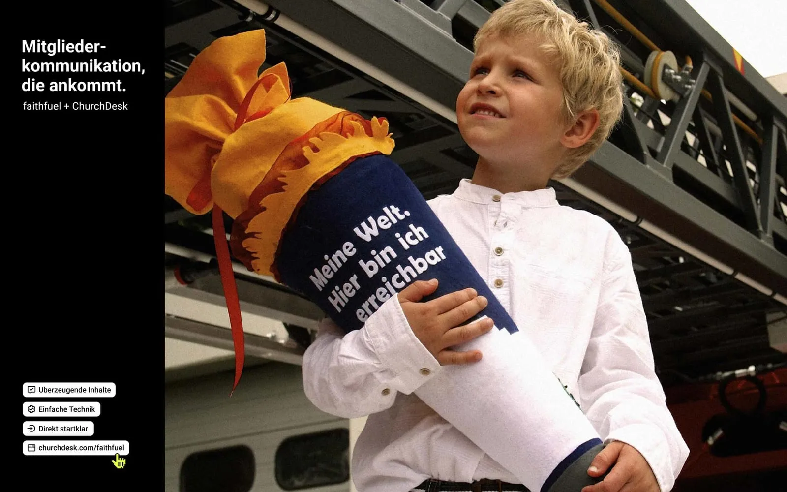 faithfuel Material für die Zielgruppe