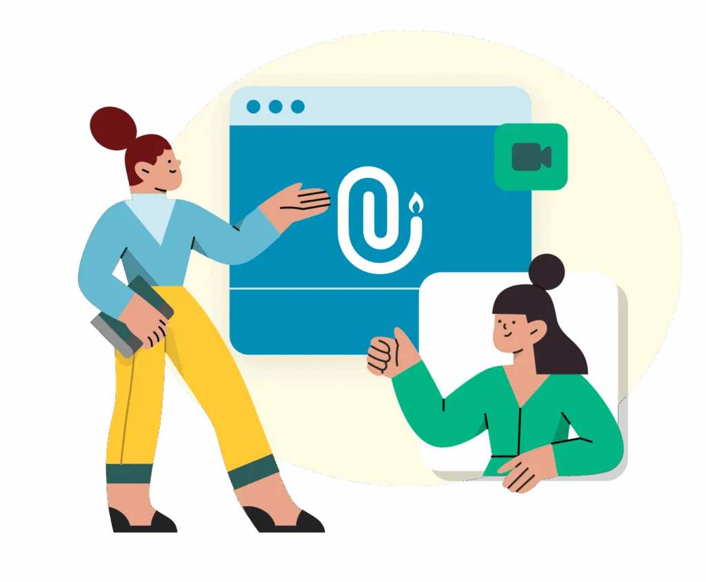 Illustratie: persoonlijke training en support van het ChurchDesk-team